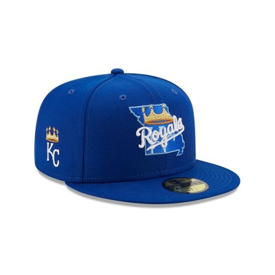 Sapca New Era Kansas City Royals MLB Local 59FIFTY Fitted - Albastri